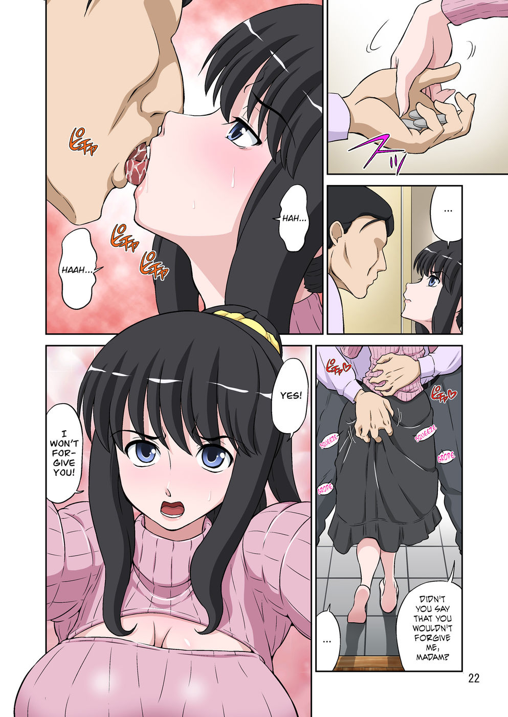 Hentai Manga Comic-Mama Was Too Divine So Our Neighbor Did The Mating Press On Her-Read-22